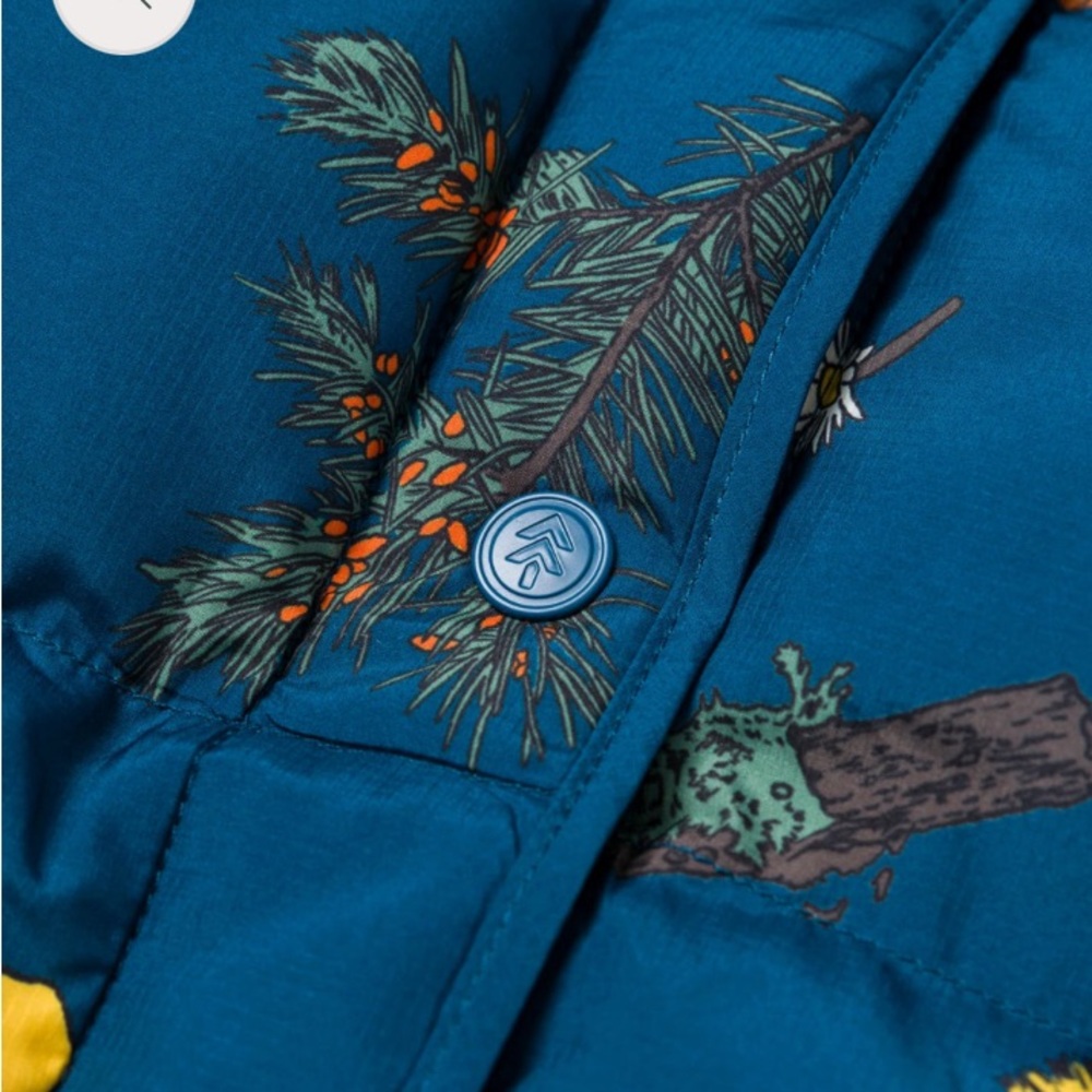 Parks Project Women's Floral Vest - Teal - Picture 6 of 12